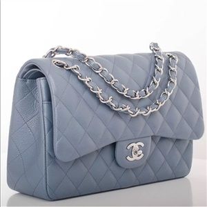 🎖SOLD🎖Chanel Caviar Double Flap Jumbo SHW